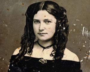Daguerreotype Found On The Shipwreck of SS Central America "Mona Lisa of the Deep" (c.1856) - Mabon Gallery