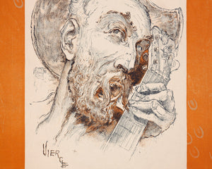 Daniel Vierge "On the trail of Don Quixote" (c.1890) - Mabon Gallery