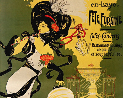 E. Thouzellier "Fête des Loges" (c.1911) Belle Époque Advertising Poster - Mabon Gallery