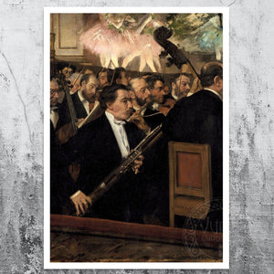 Edgar Degas "The Orchestra at the Opera" (c.1870) - Mabon Gallery