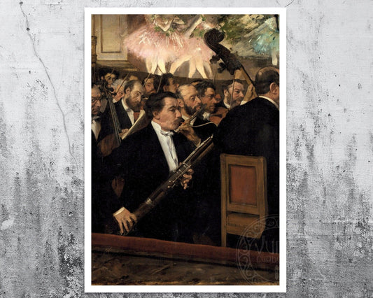 Edgar Degas "The Orchestra at the Opera" (c.1870) - Mabon Gallery