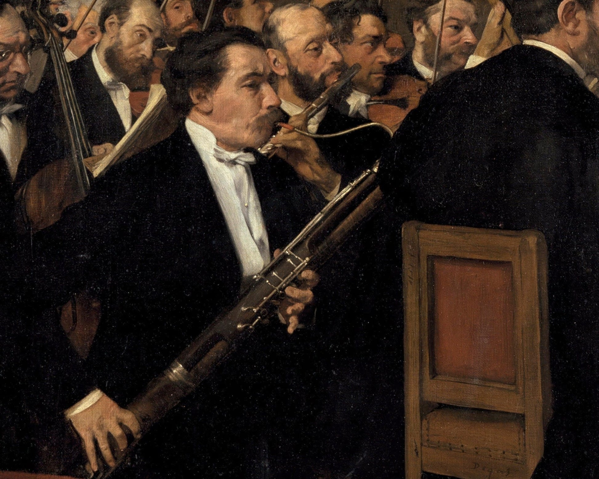 Edgar Degas "The Orchestra at the Opera" (c.1870) - Mabon Gallery