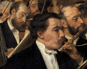 Edgar Degas "The Orchestra at the Opera" (c.1870) - Mabon Gallery