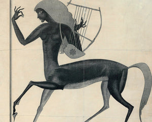 Edmund Dulac "Salzburg Mozarteum - Concert Festival 1924" Vintage Advertising Poster - Mabon Gallery