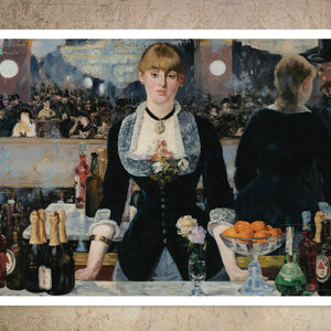 Édouard Manet "A Bar at the Folies - Bergère" (c.1882) - Mabon Gallery