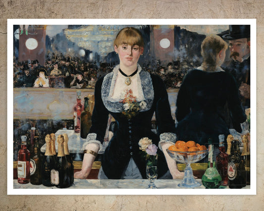 Édouard Manet "A Bar at the Folies - Bergère" (c.1882) - Mabon Gallery