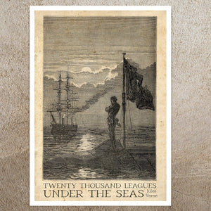 Édouard Riou "Captain Nemo's Gaze" Twenty Thousand Leagues Under the Seas (Jules Verne) - Mabon Gallery