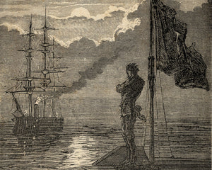 Édouard Riou "Captain Nemo's Gaze" Twenty Thousand Leagues Under the Seas (Jules Verne) - Mabon Gallery