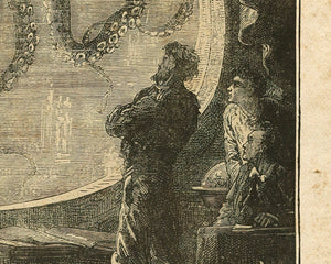 Édouard Riou "The Giant Squid" (c.1871) Twenty Thousand Leagues Under the Seas (Jules Verne) - Mabon Gallery