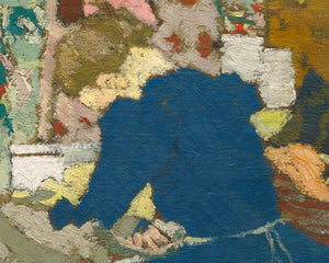 Édouard Vuillard "Marie Bent Over Her Needlework" (c.1892) - Mabon Gallery
