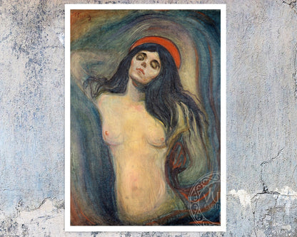 Edvard Munch "Madonna" (c.1894) - Mabon Gallery