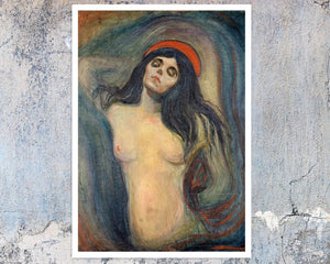 Edvard Munch "Madonna" (c.1894) - Mabon Gallery