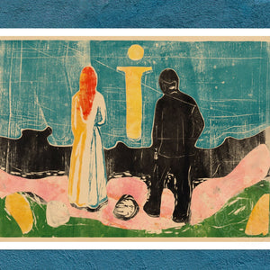 Edvard Munch "The Lonely Ones" (c.1899) - Mabon Gallery