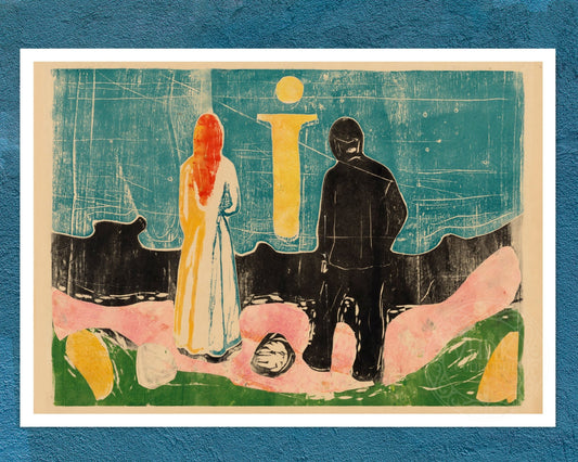 Edvard Munch "The Lonely Ones" (c.1899) - Mabon Gallery