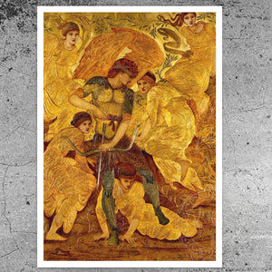 Edward Burne - Jones "Cupid's Hunting Fields" (c.1880) - Mabon Gallery