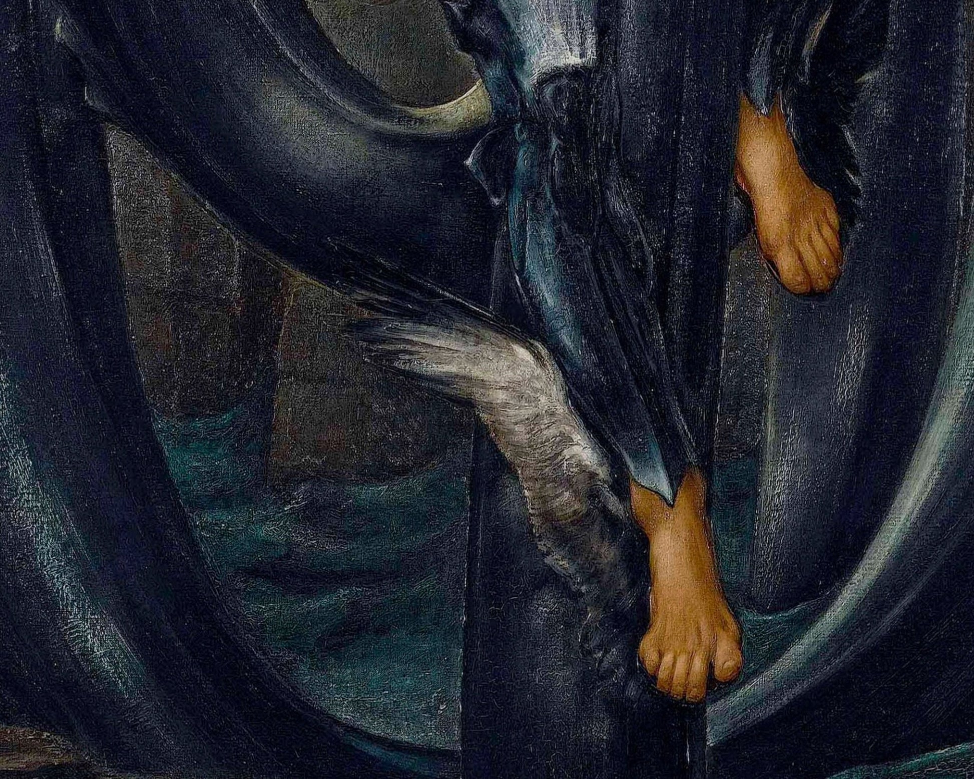 Edward Burne - Jones "The Doom Fulfilled (Detail)" (c.1888) - Mabon Gallery