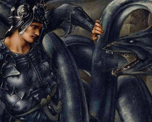 Edward Burne - Jones "The Doom Fulfilled (Detail)" (c.1888) - Mabon Gallery