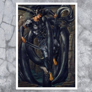 Edward Burne - Jones "The Doom Fulfilled (Detail)" (c.1888) - Mabon Gallery