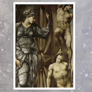 Edward Burne - Jones "The Wheel of Fortune (Detail)" (c.1883) - Mabon Gallery