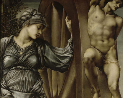 Edward Burne - Jones "The Wheel of Fortune (Detail)" (c.1883) - Mabon Gallery