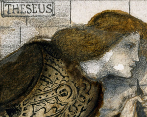 Edward Burne - Jones "Theseus & The Minotaur" (c.1861) - Mabon Gallery