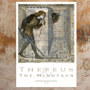 Edward Burne - Jones "Theseus & The Minotaur" (c.1861) - Mabon Gallery