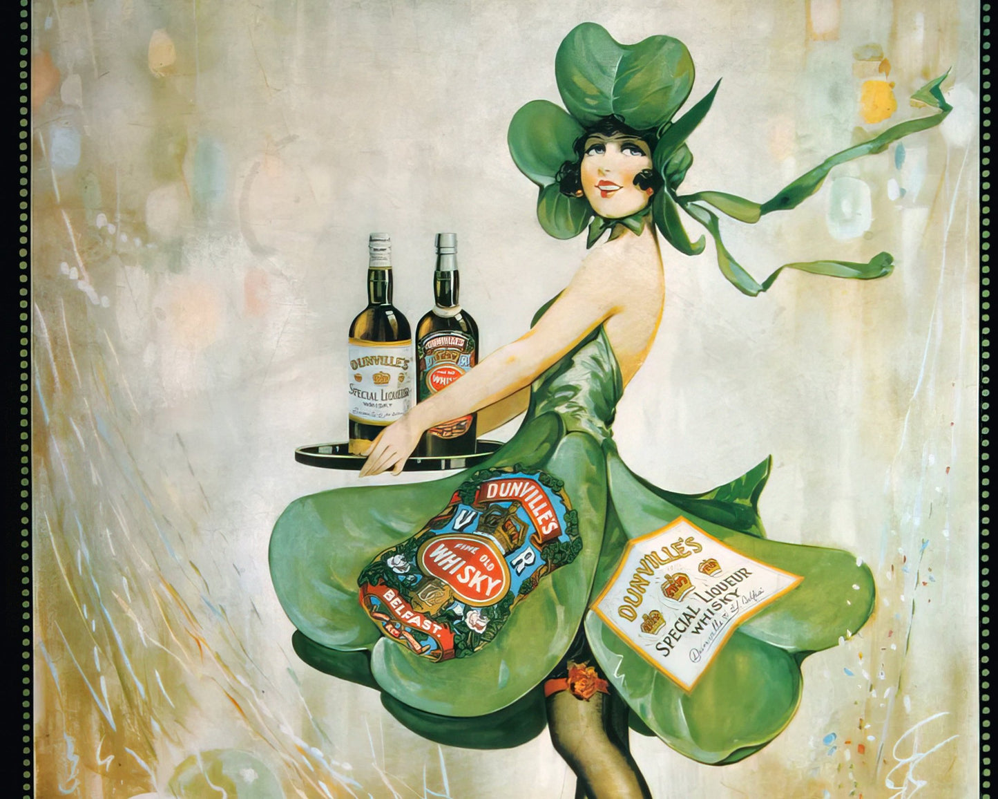 Edward Cole "Dunville's Whisky" (c.1900) - Mabon Gallery