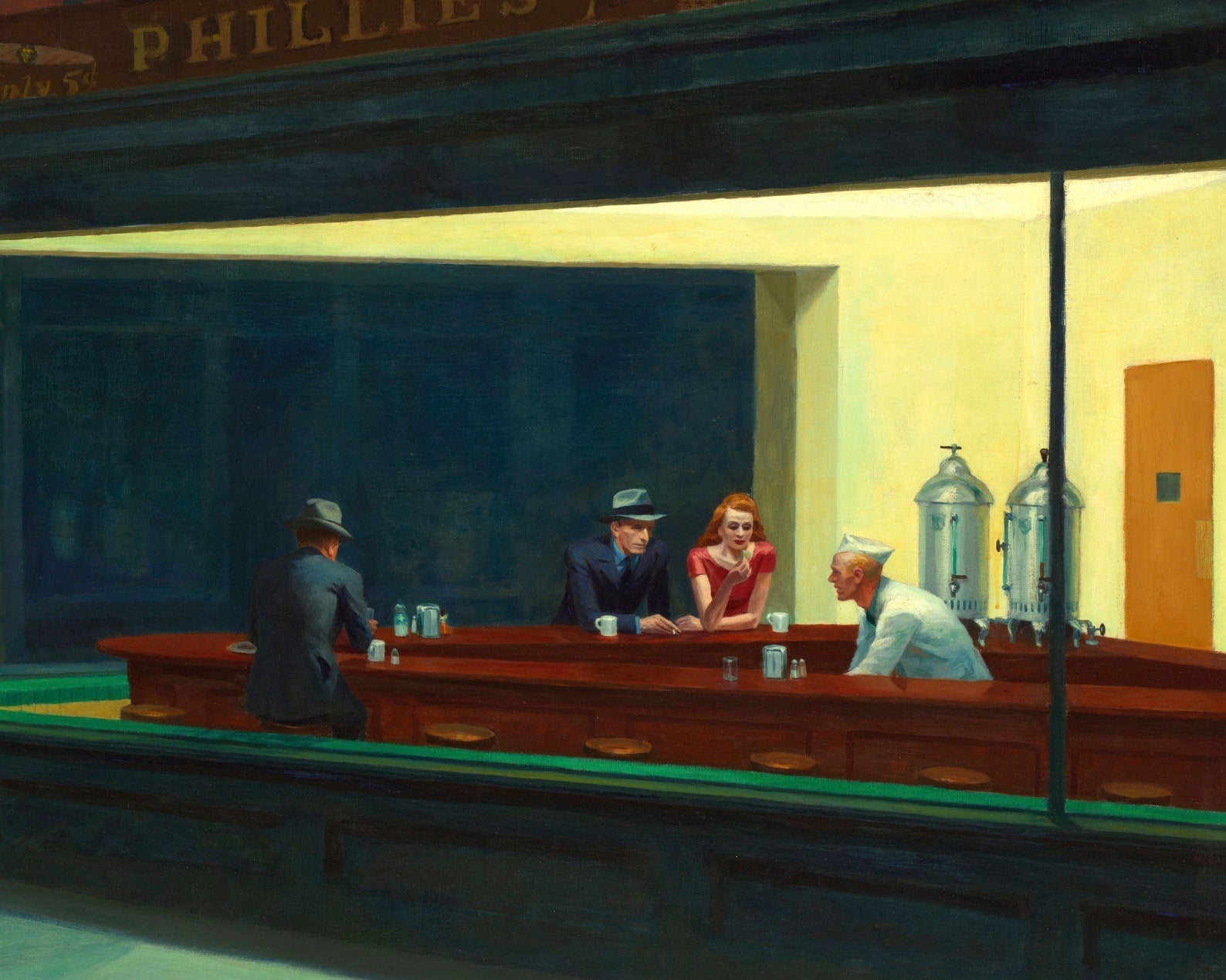 Edward Hopper “Nighthawks” (c.1942) - Mabon Gallery