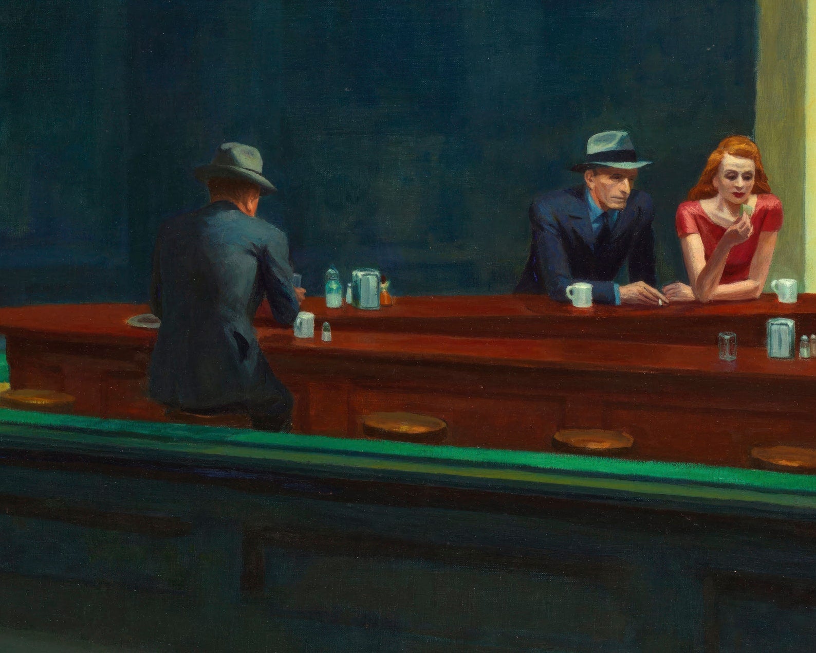 Edward Hopper “Nighthawks” (c.1942) - Mabon Gallery