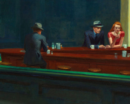 Edward Hopper “Nighthawks” (c.1942) - Mabon Gallery