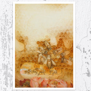 Edward Julius Detmold "The Queen Bee" (c.1911) - Mabon Gallery