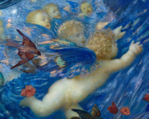 Edward Robert Hughes "Night with her Train of Stars" (c.1912) - Mabon Gallery