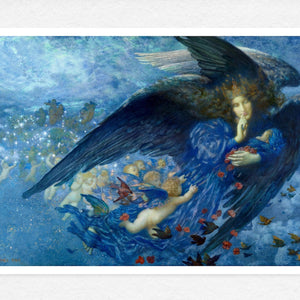 Edward Robert Hughes "Night with her Train of Stars" (c.1912) - Mabon Gallery