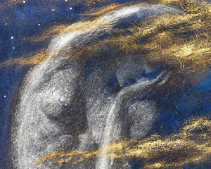 Edward Robert Hughes "Weary Moon" (c.1911) - Mabon Gallery