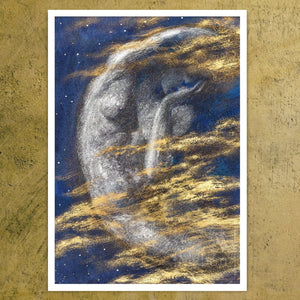 Edward Robert Hughes "Weary Moon" (c.1911) - Mabon Gallery