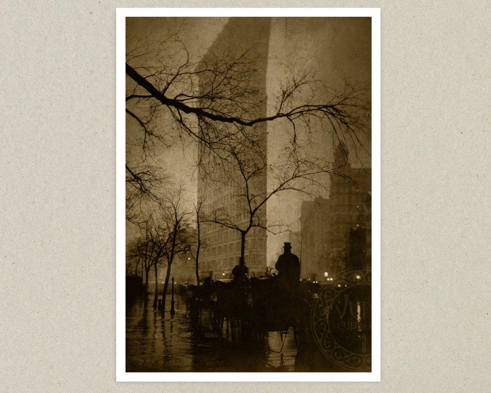 Edward Steichen "The Flatiron Building" (c.1904) Vintage Photograph - Mabon Gallery