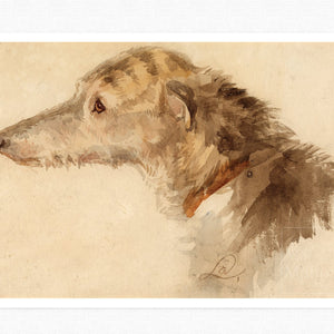 Edwin Henry Landseer "Irish Wolfhound" - Mabon Gallery