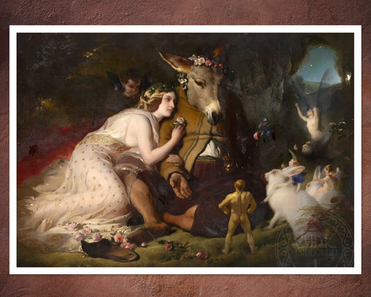 Edwin Henry Landseer "Scene from A Midsummer Night's Dream" (c. 1850) - Mabon Gallery