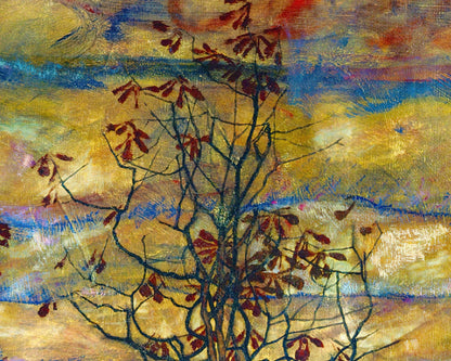 Egon Schiele "Four trees (Vier Bäume)" (c.1917) - Mabon Gallery