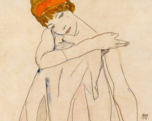 Egon Schiele "The Dancer" (c.1913) - Mabon Gallery
