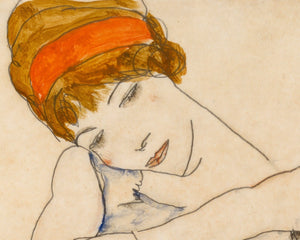 Egon Schiele "The Dancer" (c.1913) - Mabon Gallery