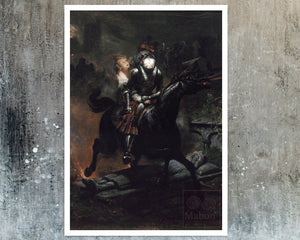 Émile Jean - Horace Vernet "The Dead Travel Fast" (c.1839) The Gothic Ballad of Lénore - Mabon Gallery