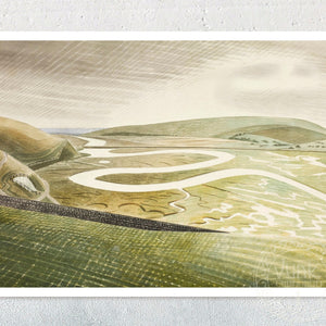 Eric Ravilious "Cuckmere Haven" (c.1939) - Mabon Gallery