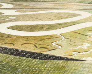 Eric Ravilious "Cuckmere Haven" (c.1939) - Mabon Gallery