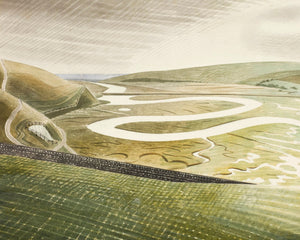 Eric Ravilious "Cuckmere Haven" (c.1939) - Mabon Gallery