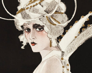 Eric Rohman "The White Moth / En Nattfjäril" (1924) - Mabon Gallery