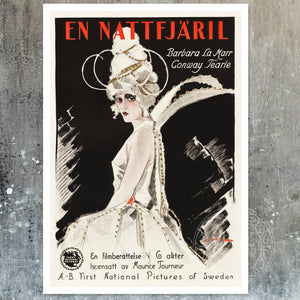 Eric Rohman "The White Moth / En Nattfjäril" (1924) - Mabon Gallery