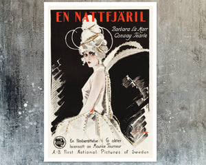 Eric Rohman "The White Moth / En Nattfjäril" (1924) - Mabon Gallery