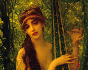 Ernest Hébert "La Musique" (c.1882) - Mabon Gallery