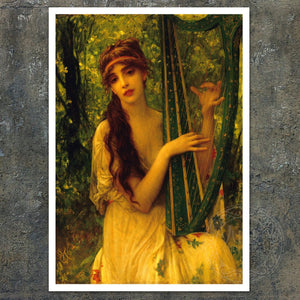 Ernest Hébert "La Musique" (c.1882) - Mabon Gallery